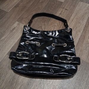 Vintage Alfred Dunner brand purse vinyl/polyester SHOULDER BAG